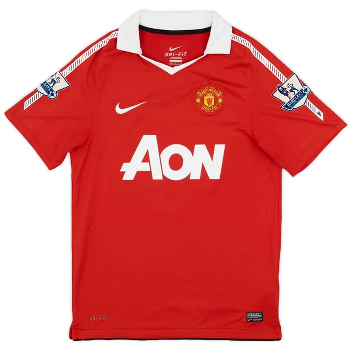 2010-11 Manchester United Home Shirt Rooney #10 - 7/10 - (S)