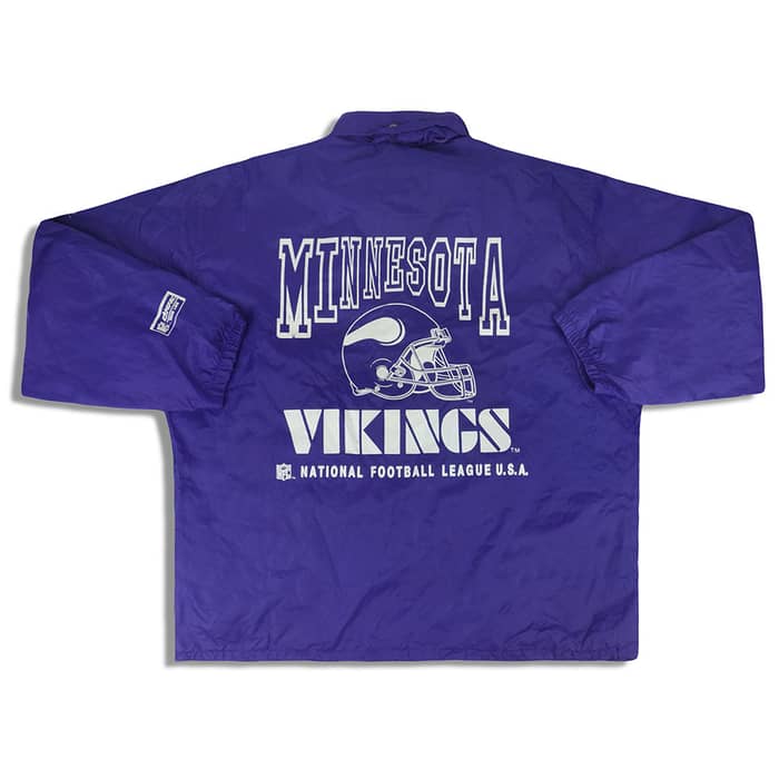 1990s Minnesota Vikings Campri Teamline Rain Coat L