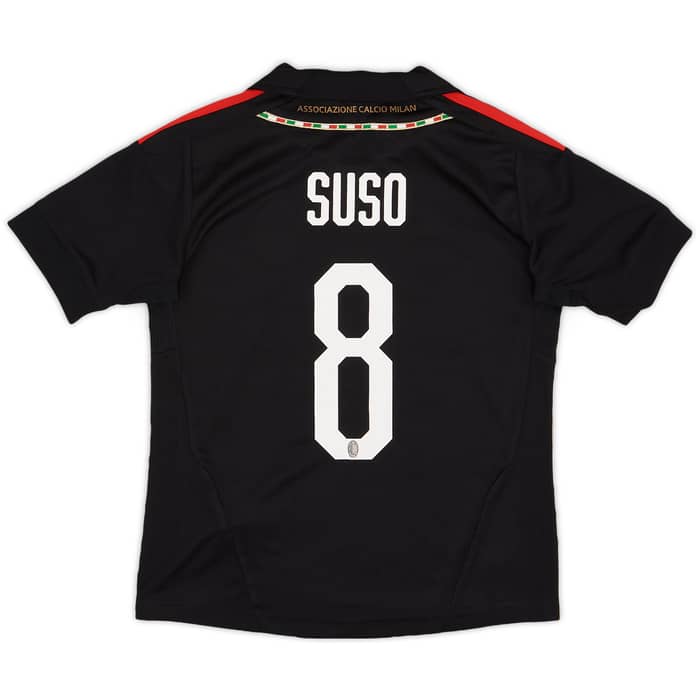 2011-12 AC Milan Third Shirt Suso #8 - 9/10 - (S.Boys)