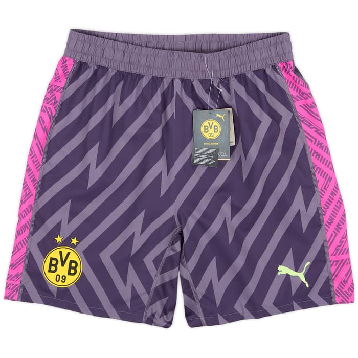 2023-24 Borussia Dortmund Player Issue GK Home Shorts (L)