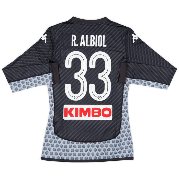2017-18 Napoli Authentic Fourth L/S Shirt R.Albiol #33 (M)