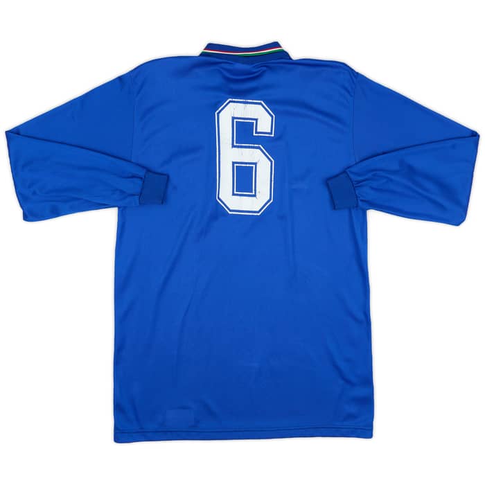 1986-88 Italy Home L/S Shirt #6 - 6/10 - (XL)