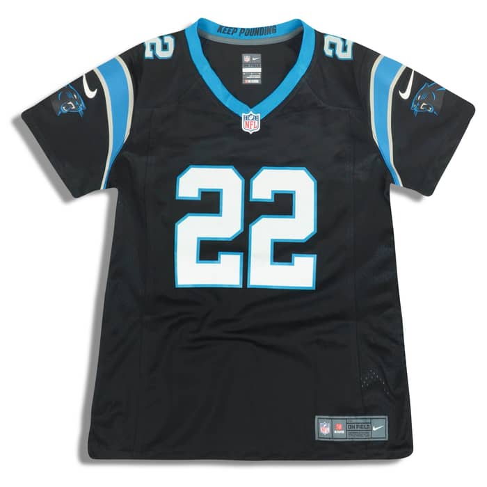 2018 Carolina Panthers McCaffrey #22 Nike Game Jersey (Home) Womens (M) - *As New*