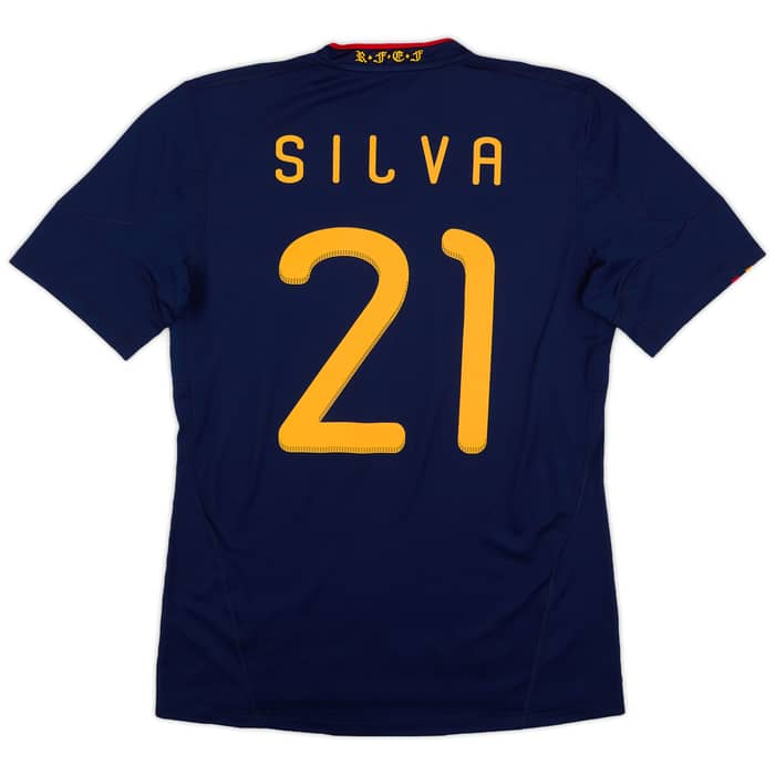 2010-11 Spain Away Shirt Silva #21 (M)