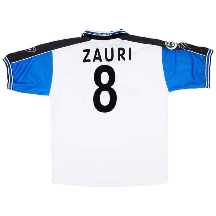 2000-01 Atalanta Match Worn Away Shirt Zauri #8