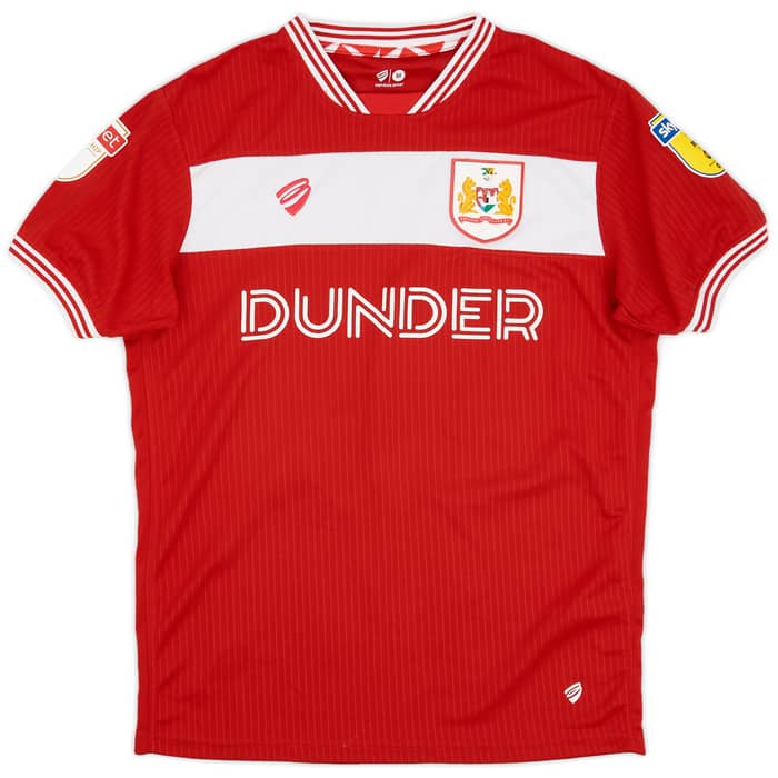 2018-19 Bristol City Match Issue Home Shirt Kalas #22