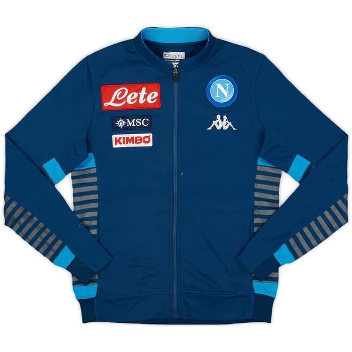 2019-20 Napoli Kappa Track Jacket - 7/10 - (L.Boys)