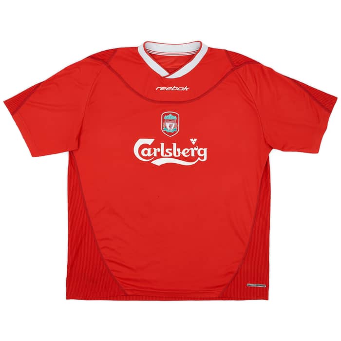 2002-04 Liverpool Home Shirt Gerrard #17 - 5/10 - (L)