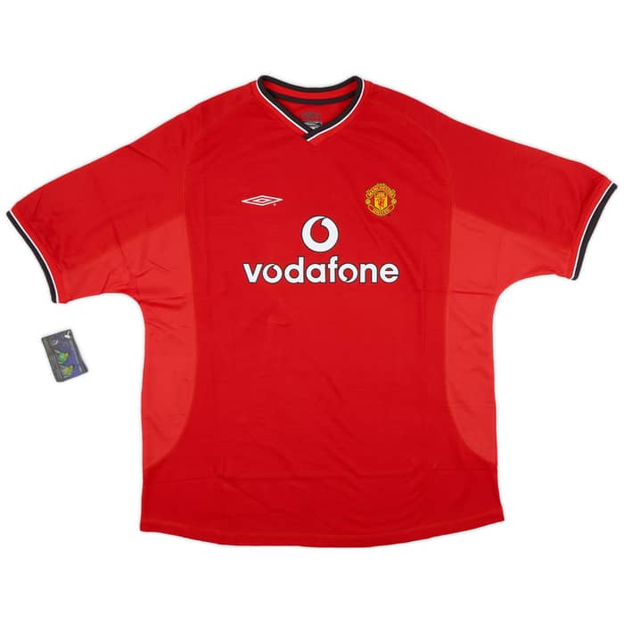 2000-02 Manchester United Home Shirt Beckham #7 (XXL)