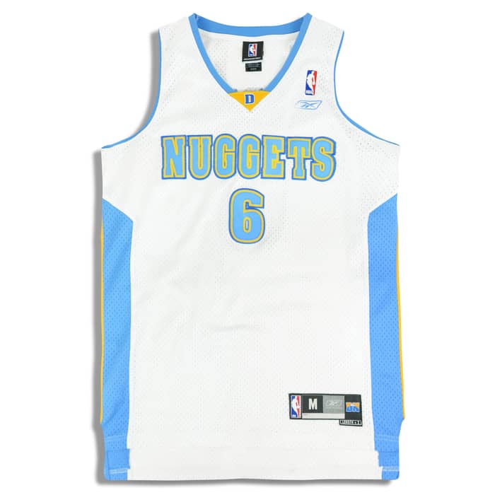 2004-06 Denver Nuggets Martin #6 Reebok Swingman Jersey (Home) M