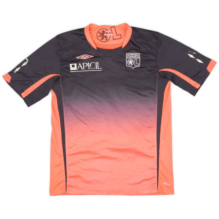 2009-10 Lyon Away Shirt M.Bastos #7 - 5/10 - (L.Boys)