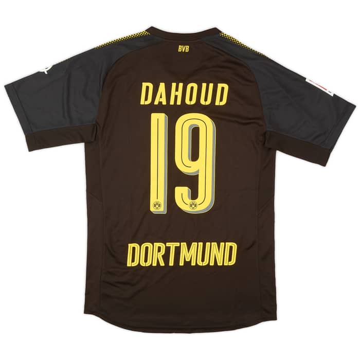 2017-18 Borussia Dortmund Away Authentic Shirt Dahoud #19 - 9/10 - (M)