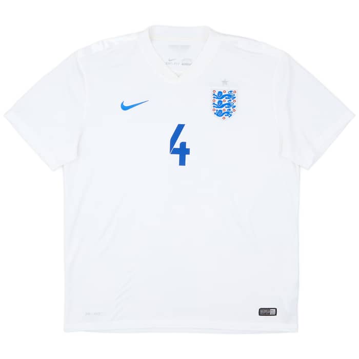 2014-15 England Home Shirt Gerrard #4 - 6/10 - (XL)