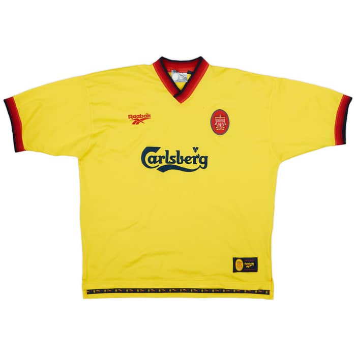 1997-99 Liverpool Away Shirt Fowler #9 - 6/10 - (XL)