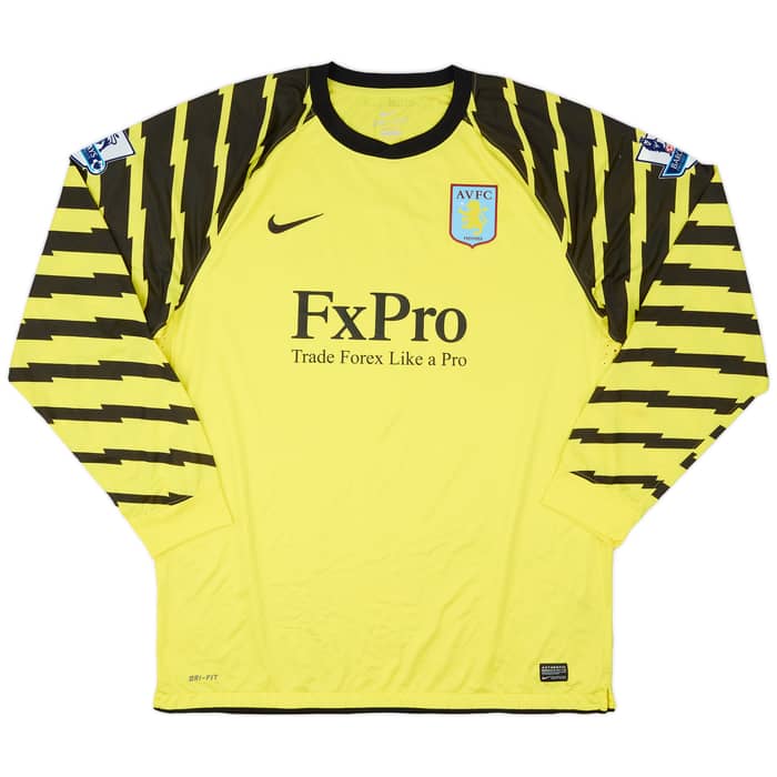 2010-11 Aston Villa Match Issue GK Shirt Friedel #1