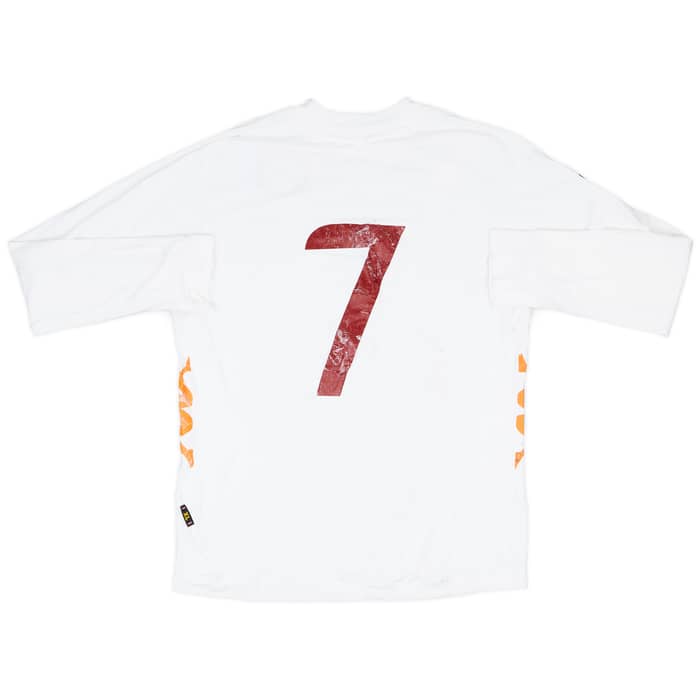 2011-12 Roma Match Issue Away L/S Shirt #7