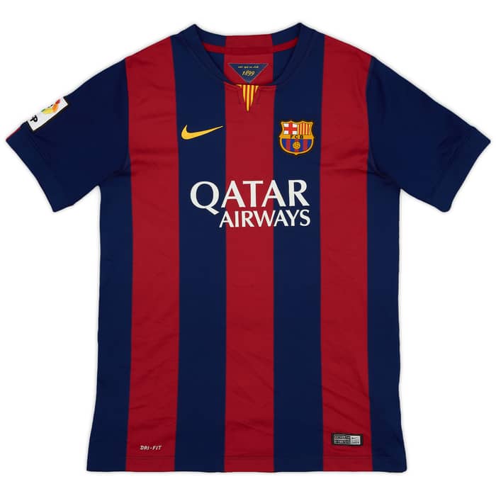 2014-15 Barcelona Home Shirt - 7/10 - (XL.Boys)