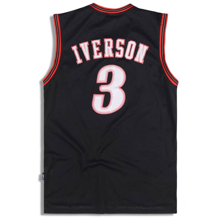 2004-06 Philadelphia 76ers Iverson #3 Reebok Swingman Jersey (Away) L