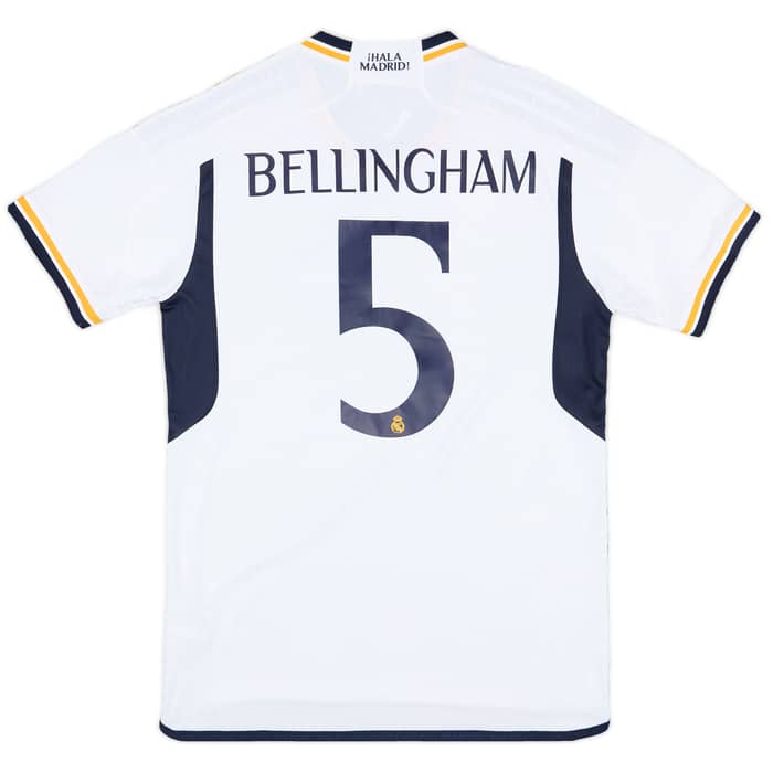 2023-24 Real Madrid Authentic Home CL Shirt Bellingham #5