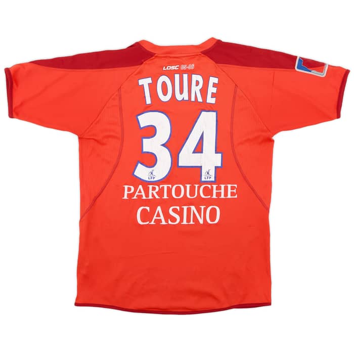 2005-06 Lille Home Shirt Toure #34 - 5/10 - (Women's L)