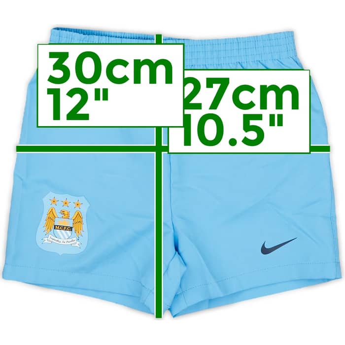 2014-15 Manchester City Home Shorts & Socks - 9/10 - (12-18 Months)
