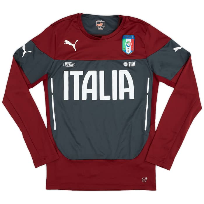 2014-15 Italy Puma L/S Training Shirt - 8/10 - (S)