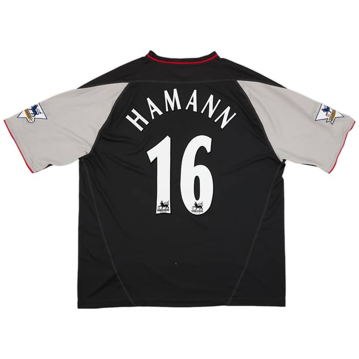 2002-04 Liverpool Away Shirt Hamann #16 - 8/10 - (XL)