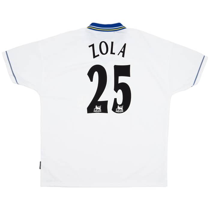 1998-00 Chelsea Away Shirt Zola #25 (XXL)