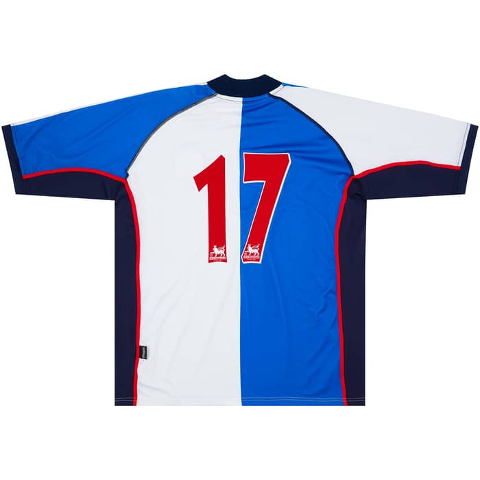 2002-03 Blackburn Match Issue Home Shirt #17
