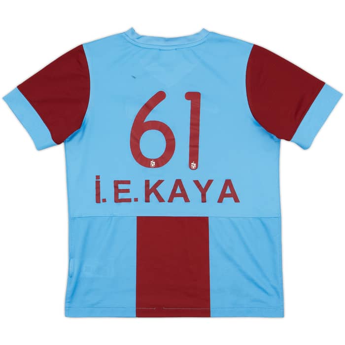 2013-14 Trabzonspor Home Shirt I.E.Kaya #61 - 6/10 - (XL.Boys)