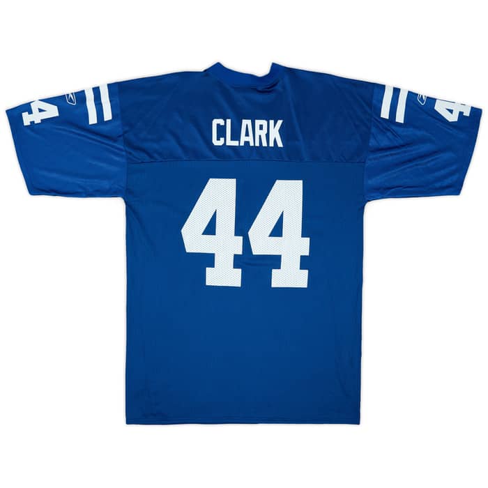 2008-11 Indianapolis Colts Clark #44 Reebok Replica Home Jersey - 9/10 - (XL)