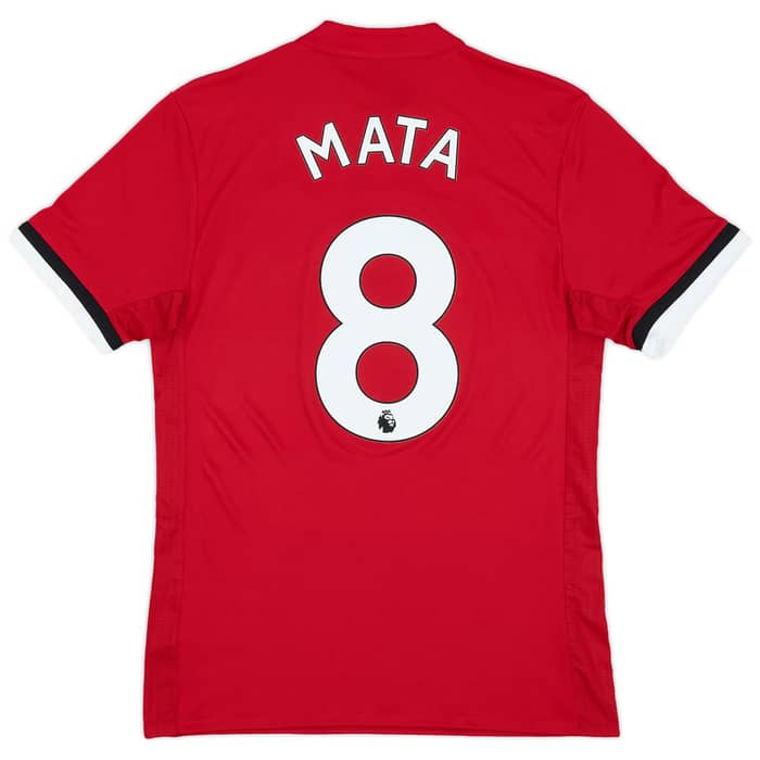 2017-18 Manchester United Home Shirt Mata #8 (S)