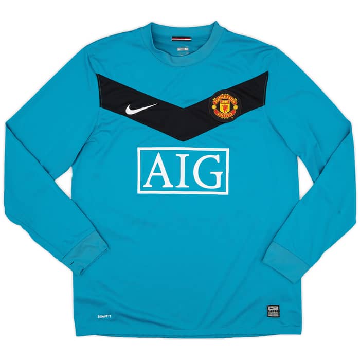 2009-10 Manchester United GK Shirt Van Der Sar #1 - 8/10 - (M)