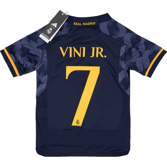 2023-24 Real Madrid Away Full Kit Vini Jr. #7 (5-6 Years)