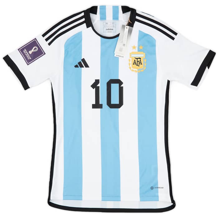 2022-23 Argentina Home Shirt Messi #10 (XS)