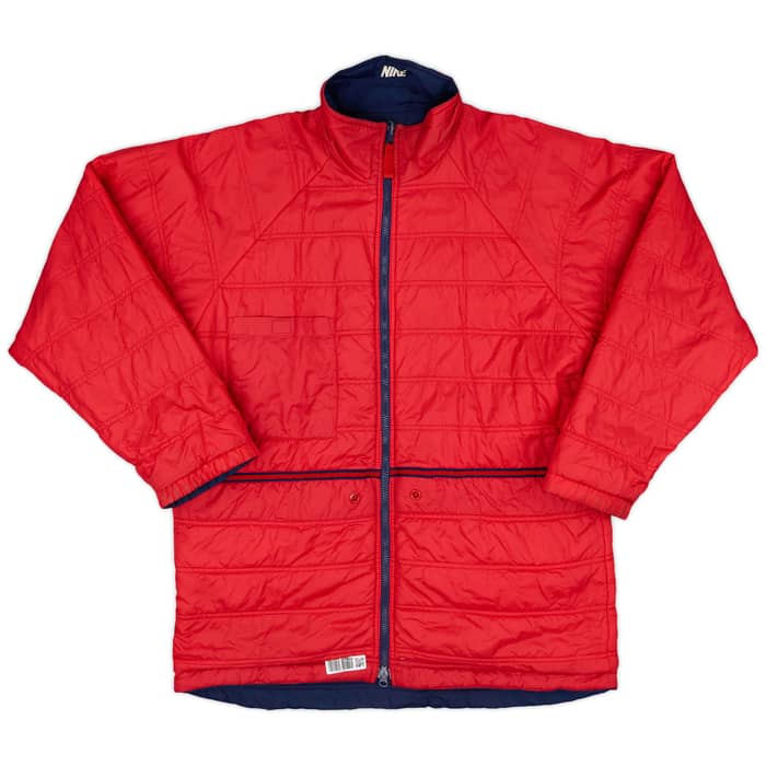 1998-99 Arsenal Nike Reversible Padded Bench Coat - 6/10 - (XL)