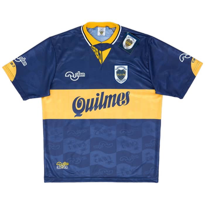 1995-96 Boca Juniors Olan Reissue Home Shirt #10 (Maradona)