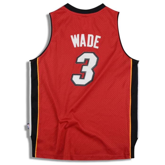 2004-06 Miami Heat Wade #3 Reebok Swingman Jersey (Alternate) Y