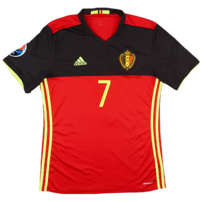 2016-17 Belgium Home Shirt De Bruyne #7 - 6/10 - (M)