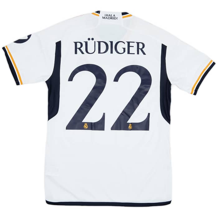 2023-24 Real Madrid Home Shirt Rudiger #22 (M)