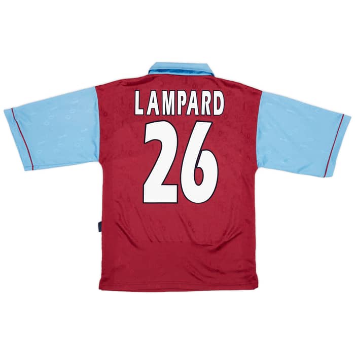 1995-97 West Ham Centenary Home Shirt Lampard #26 - 8/10 - (S)