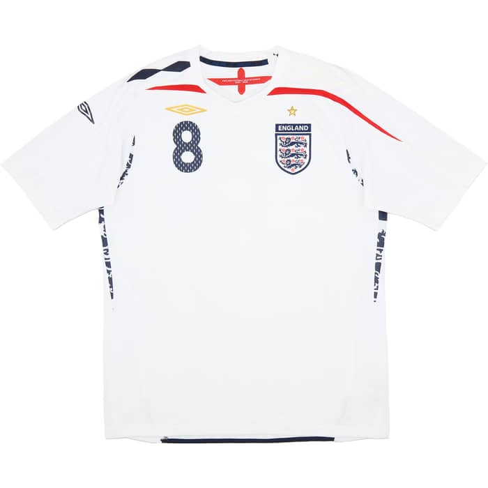 2007-09 England Home Shirt Lampard #8 - 7/10 - (L)