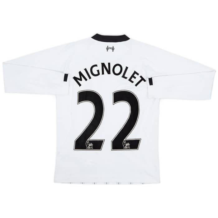 2013-14 Liverpool GK Shirt Mignolet #22 - 7/10 - (M.Boys)
