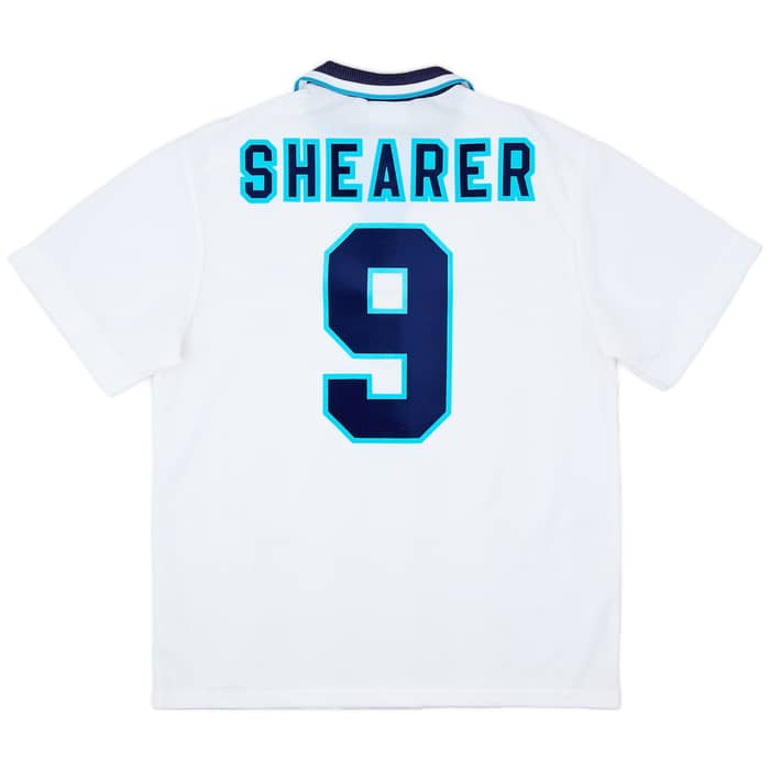 1995-97 England Home Shirt Shearer #9 - 9/10 - (L)