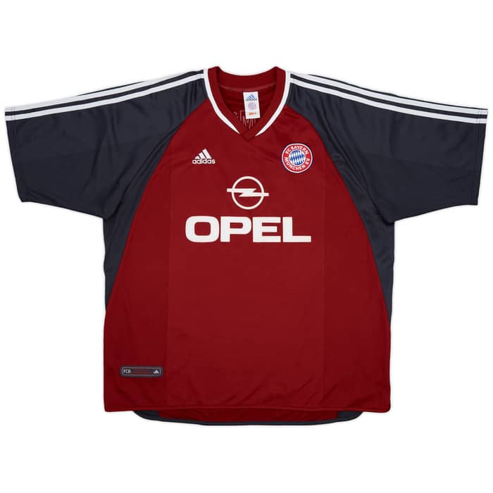 2001-02 Bayern Munich Home Shirt Jancker #19 - 9/10 - (XXL)