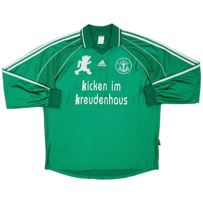 2001-02 adidas Template L/S Shirt #5 - 9/10 - (XXL)