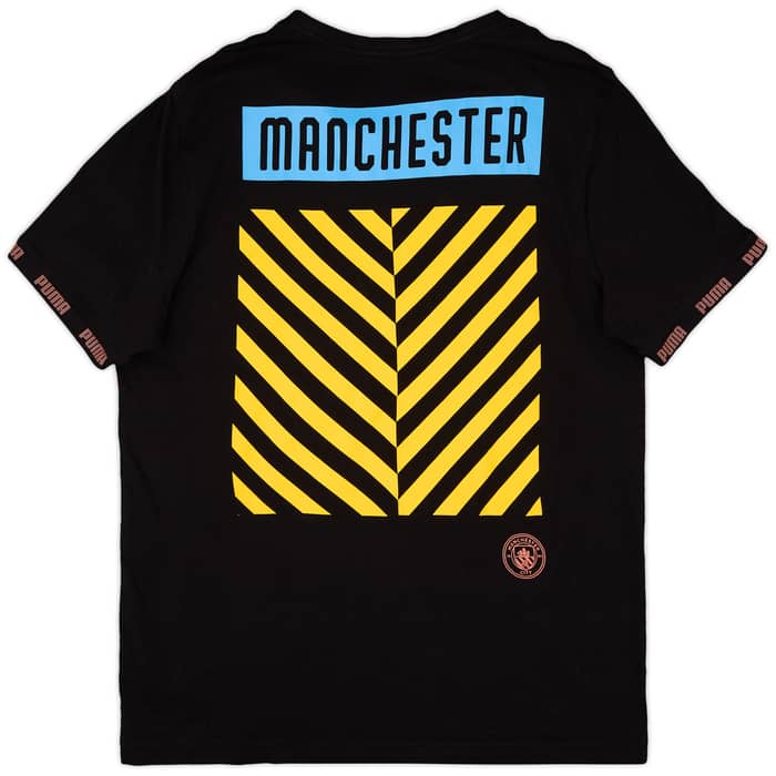 2019-20 Manchester City Puma Cotton Tee - 6/10 - (M)