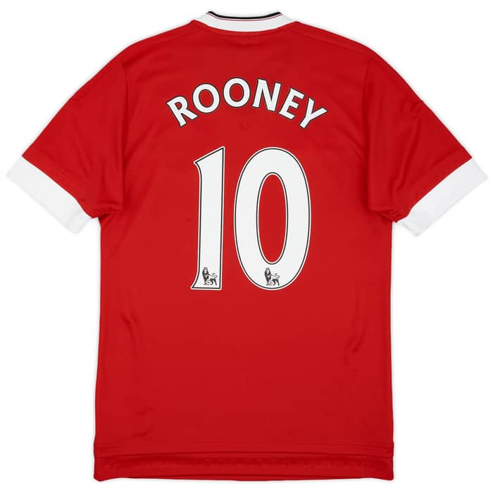 2015-16 Manchester United Home Shirt Rooney #10 (S)