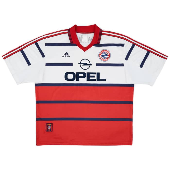 1998-00 Bayern Munich Away Shirt Elber #9 - 6/10 - (XXL)