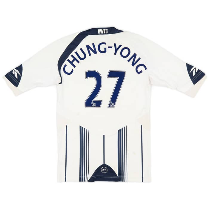 2009-10 Bolton Home Shirt Chung-yong #27 - 4/10 - (XS)